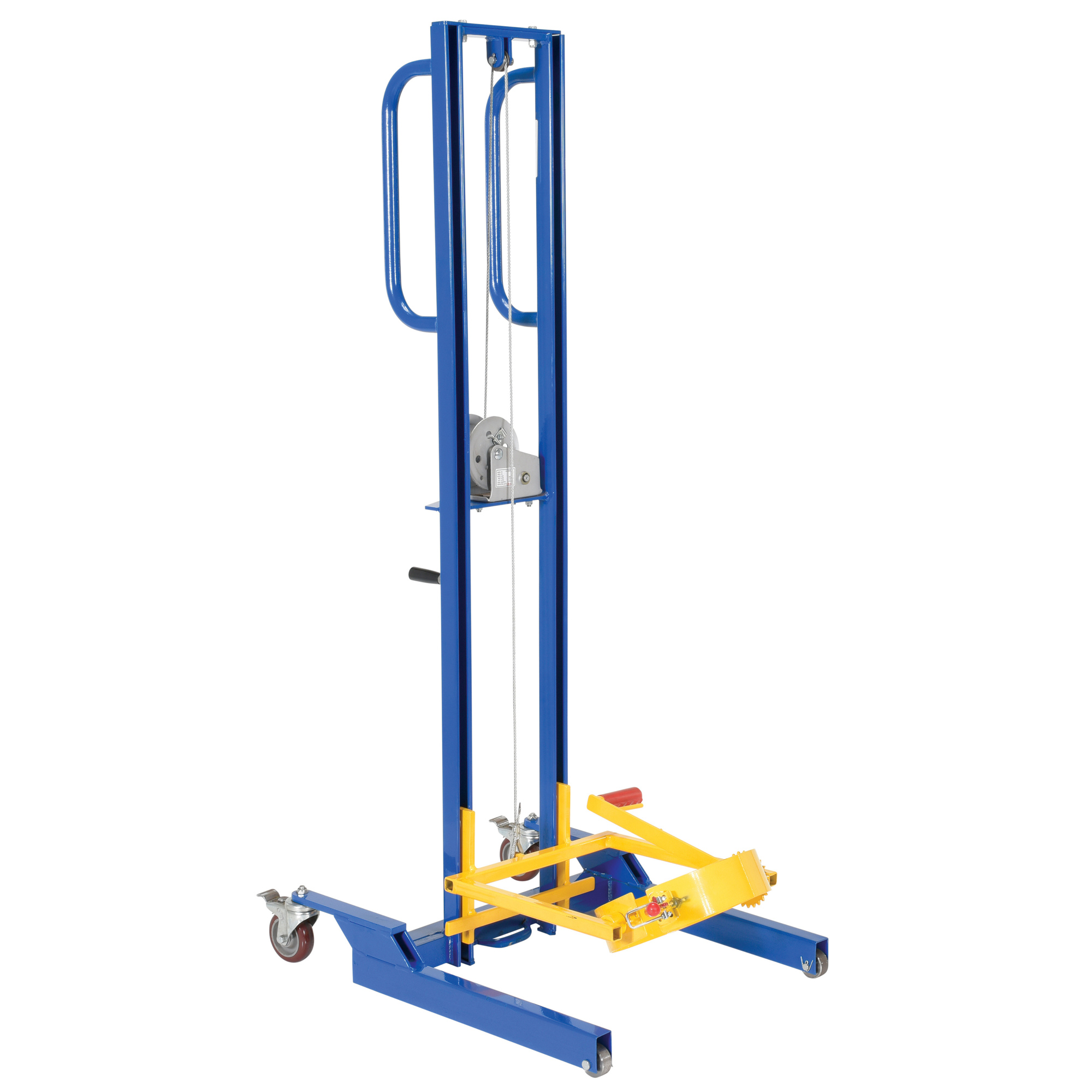 Vestil Variable Height Pail Dispenser - 125 Lb. Capacity, 71.25in. Height, Steel, Model# LLW-PAILD-100